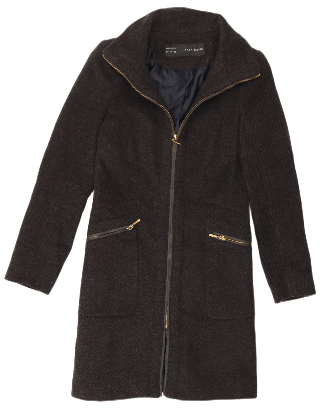 Zara ženski kaput UK 10 Small Gray