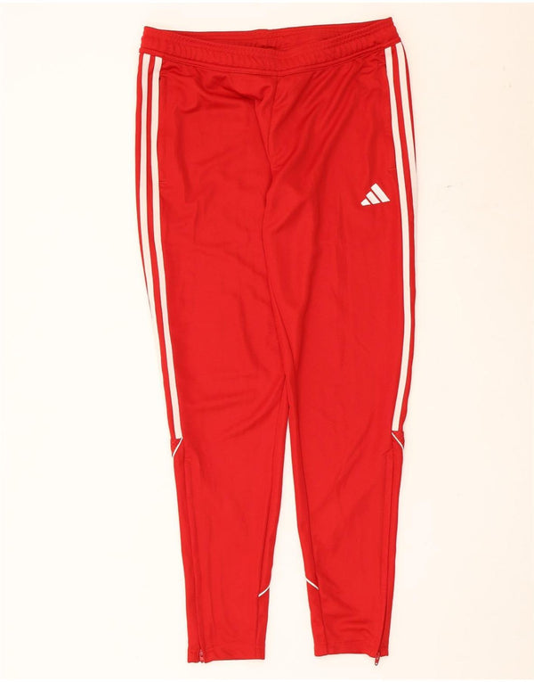 Adidas ženske trenirke Aeroready Regular Fit UK 14 srednje crvene