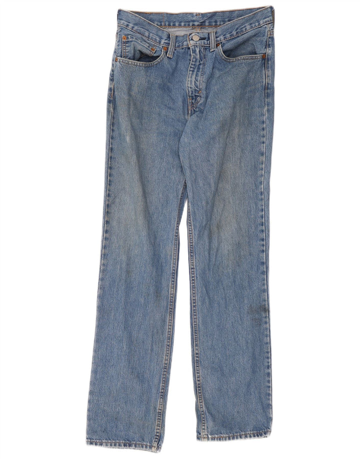 Levi's muške 516 ravne traperice W31 L32 plavi pamuk