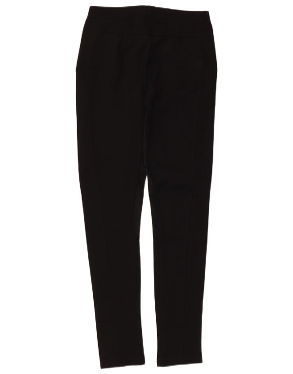 Zara Womens Skinny Casual Trousers Small W26 L27 Black Viscose