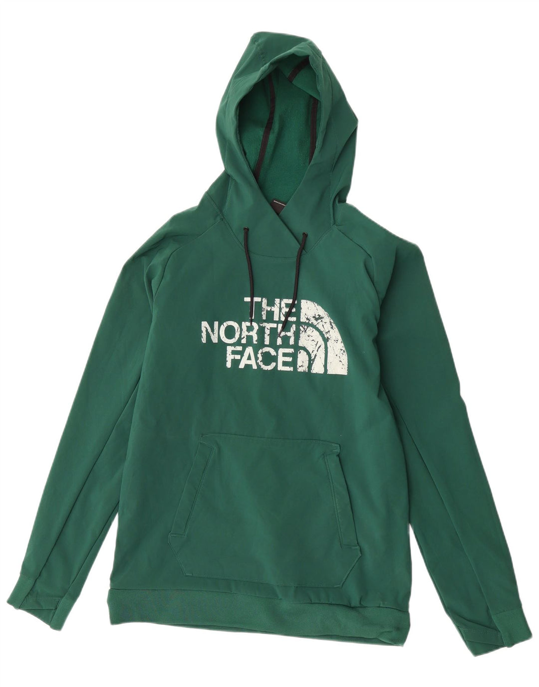 The North Face muška majica s kapuljačom, mali zeleni poliester