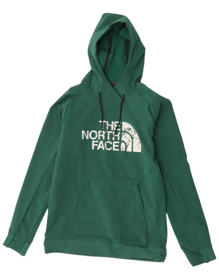 The North Face muška majica s kapuljačom, mali zeleni poliester