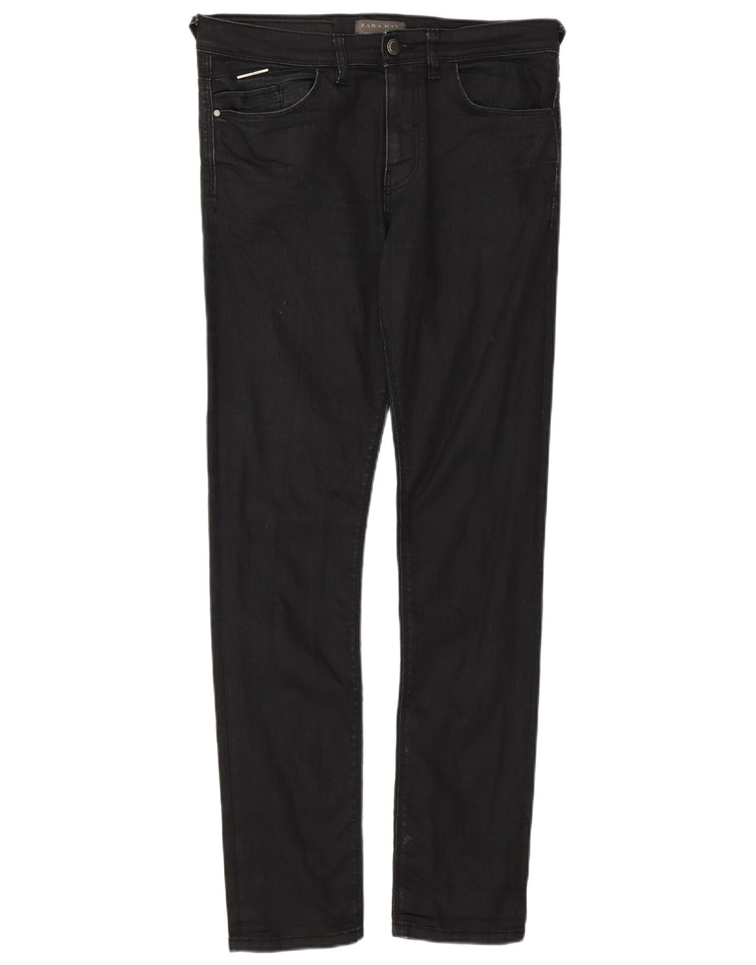 ZARA muške uske traperice EU 40 srednje W31 L30 crni pamuk