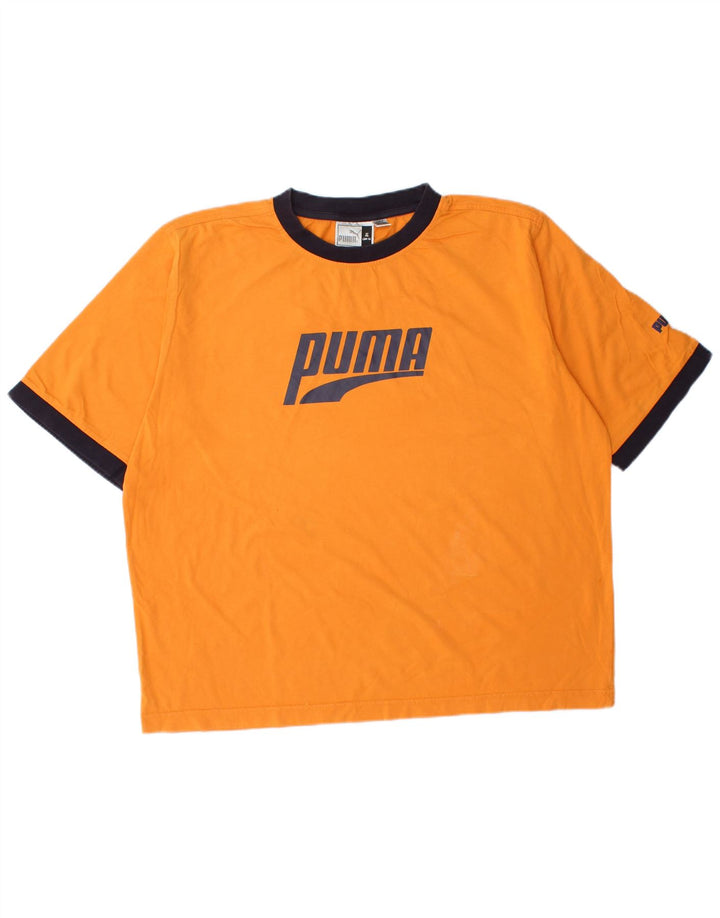 Puma muška majica s grafičkim motivima XL narančasta