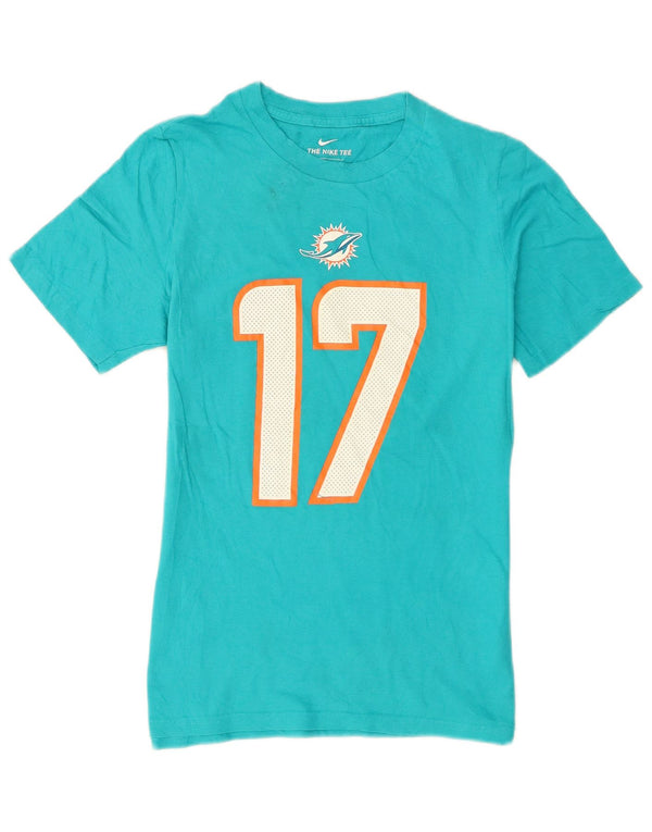 Nike Ženska majica kratkih rukava Miami Dolphins Graphic T-Shirt UK 14 Large Tirkizni pamuk