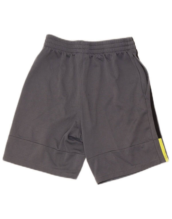 Adidas Boys Sport Shorts 10-11 Years Medium Grey Polyester