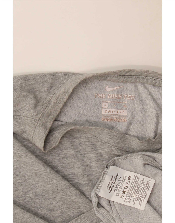 Nike Dri Fit majica kratkih rukava, mali sivi pamuk