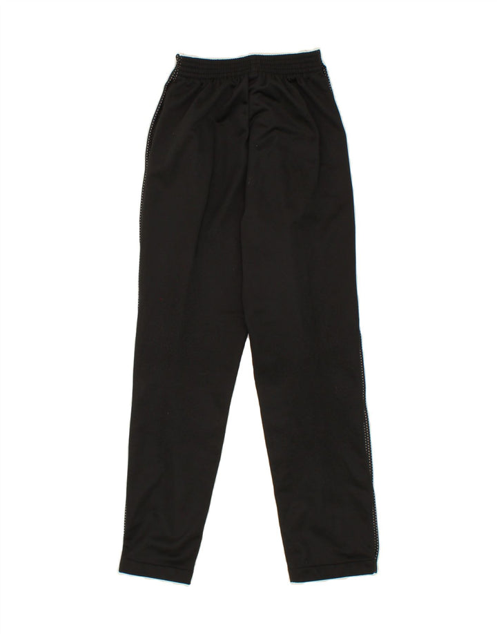 CHAMPION Boys Graphic Tracksuit Trousers 9-10 Years Black Polyester Vintage Champion and Second-Hand Champion from Messina Hembry 