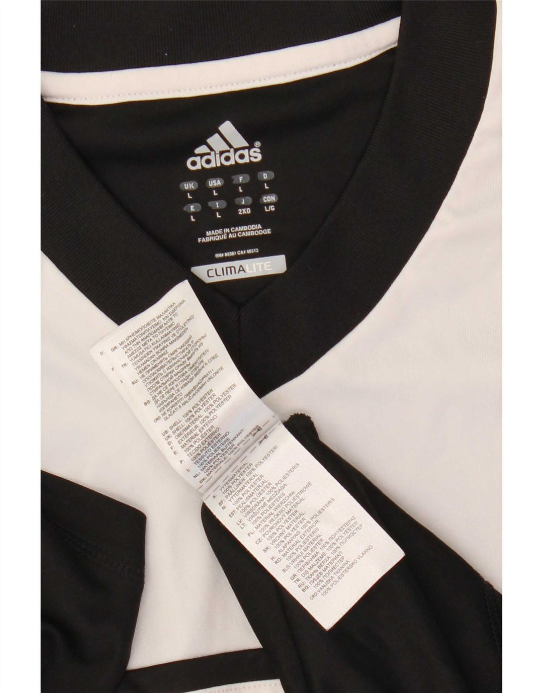 Adidas muška majica Climalite Top veliki crni poliester u boji
