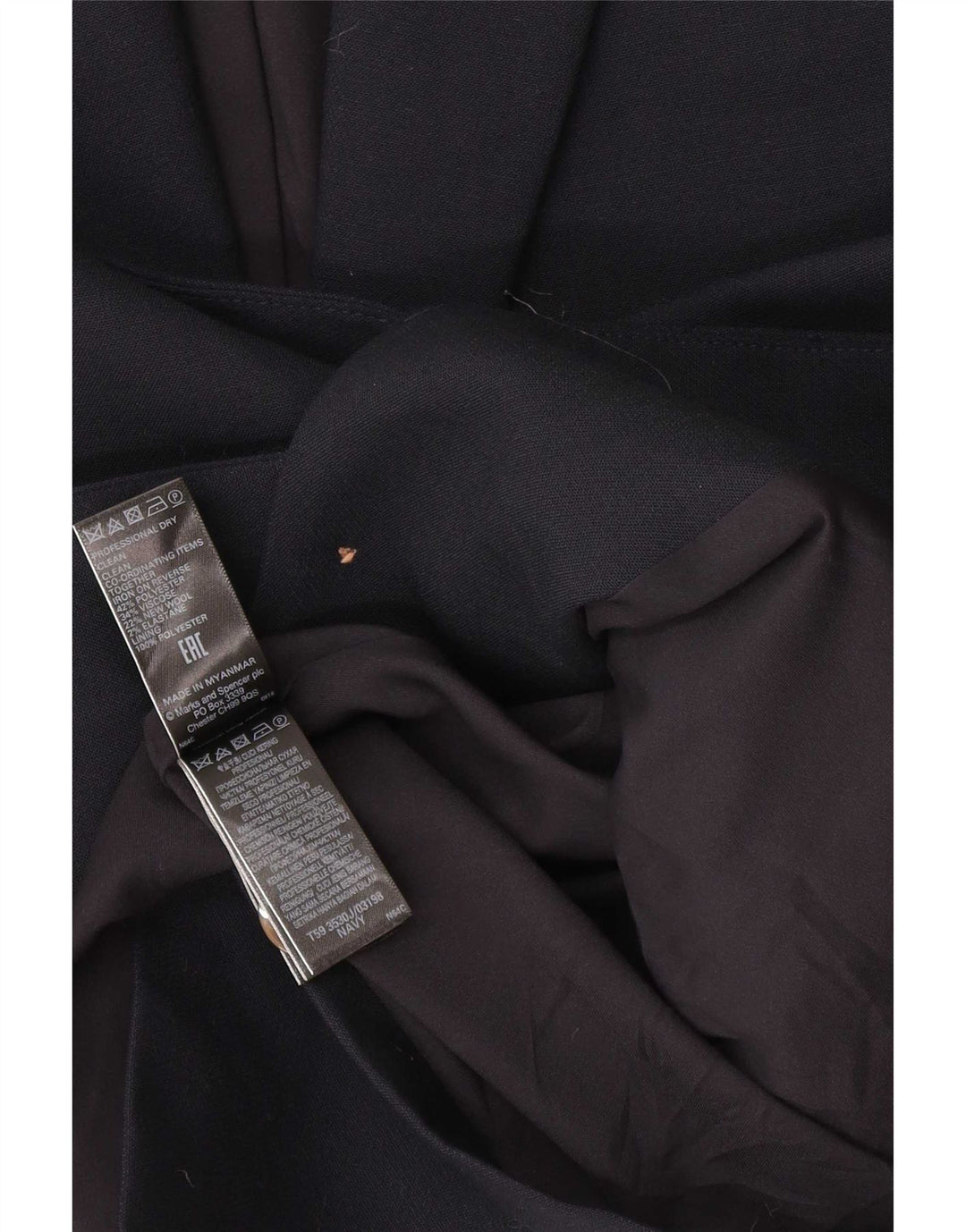 Marks & Spencer ženska prevelika jakna s jednim gumbom UK 18 XL tamnoplava