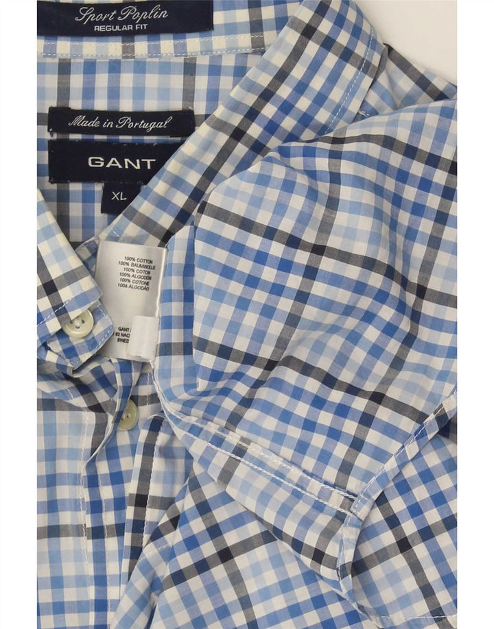 Gant muška majica standardnog kroja XL plavi pamuk od ginghama