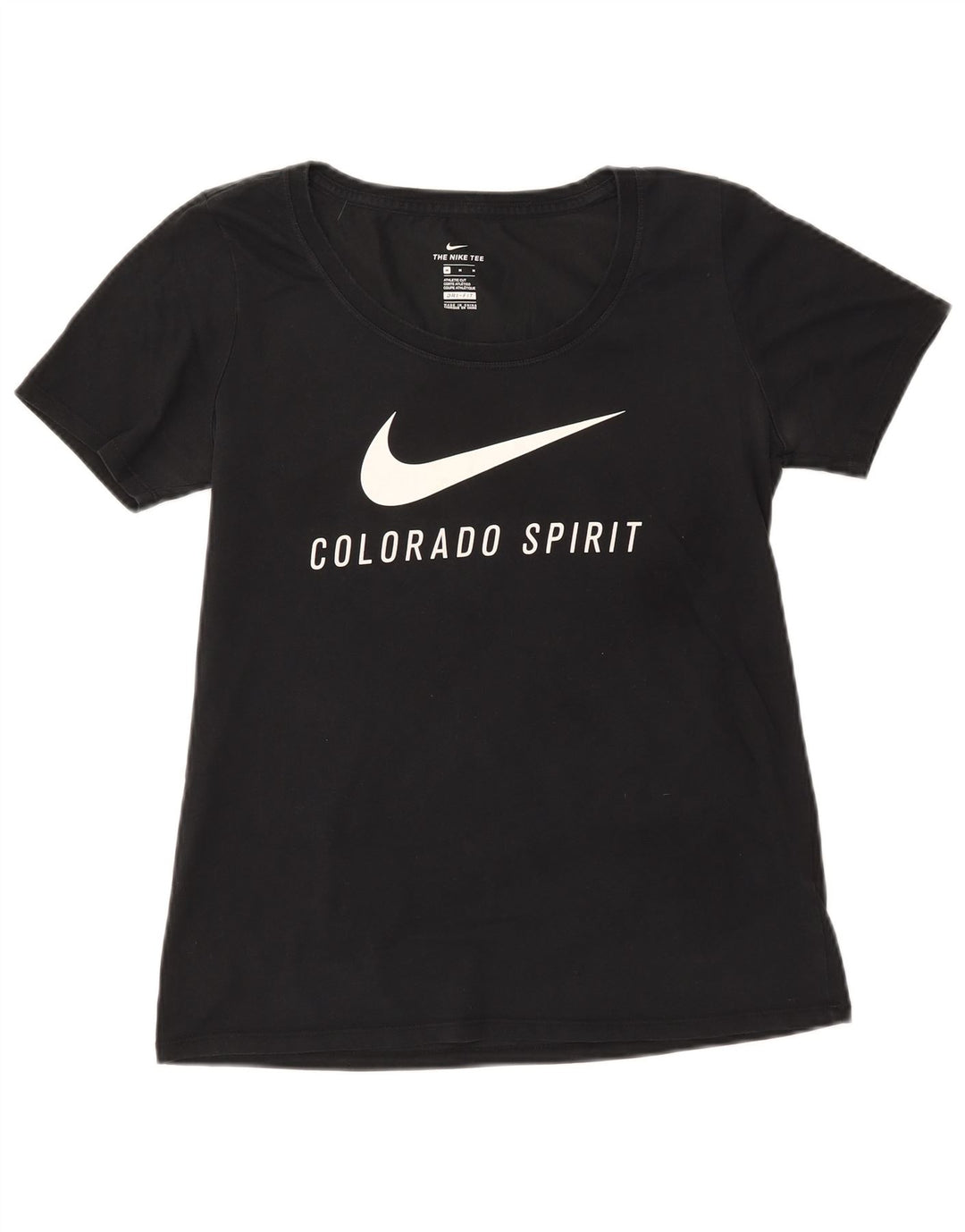 NIKE ženska majica kratkih rukava Colorado Spirit Graphic UK 12 srednje crni pamuk