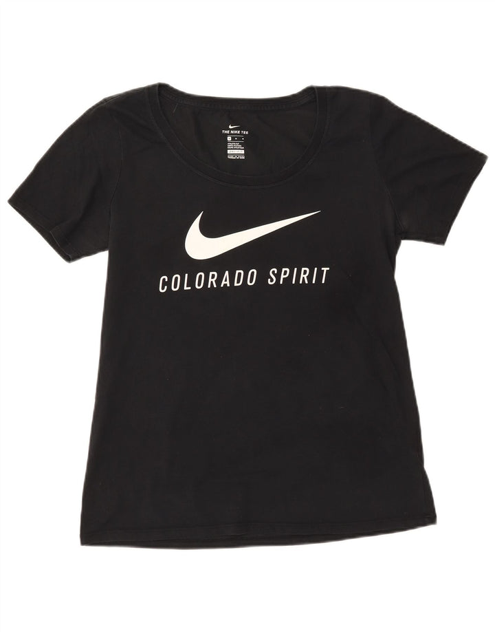 NIKE ženska majica kratkih rukava Colorado Spirit Graphic UK 12 srednje crni pamuk