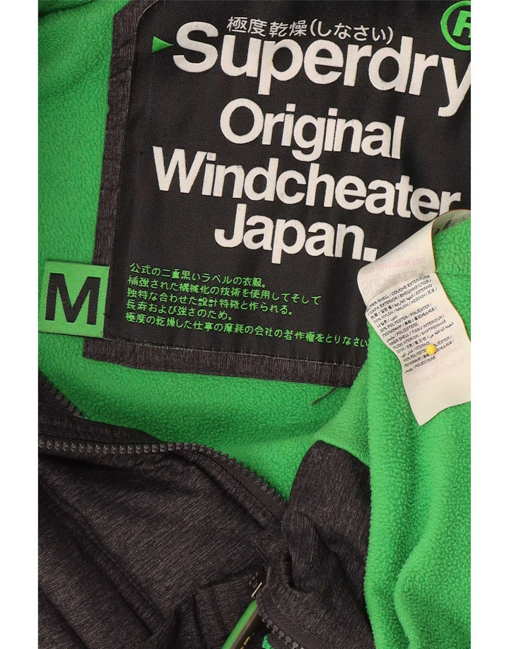 Superdry muška jakna s vjetrovkom UK 38 srednje siva s pjegama