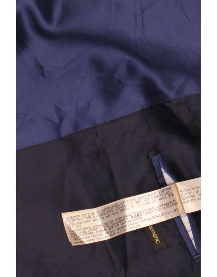 Massimo Dutti muška jakna s 2 gumba EU 54 XL tamnoplava vuna