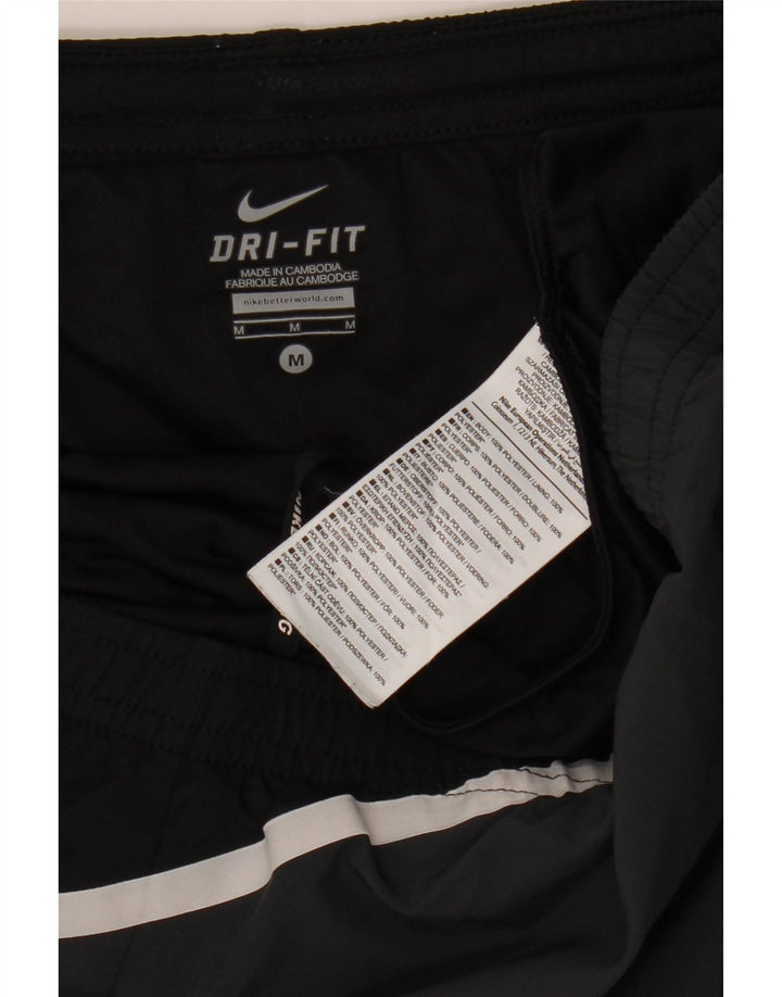 Nike ženske kratke sportske hlače Dri Fit UK 14 srednje crne boje od poliestera