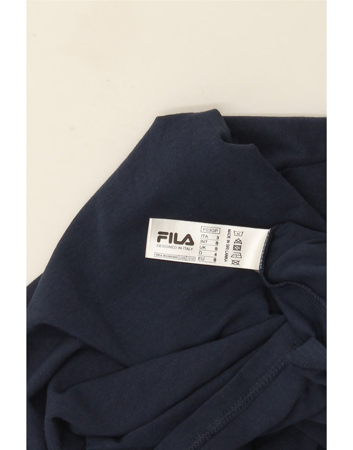 Fila Muška majica kratkih rukava Mala tamnoplava pamuk