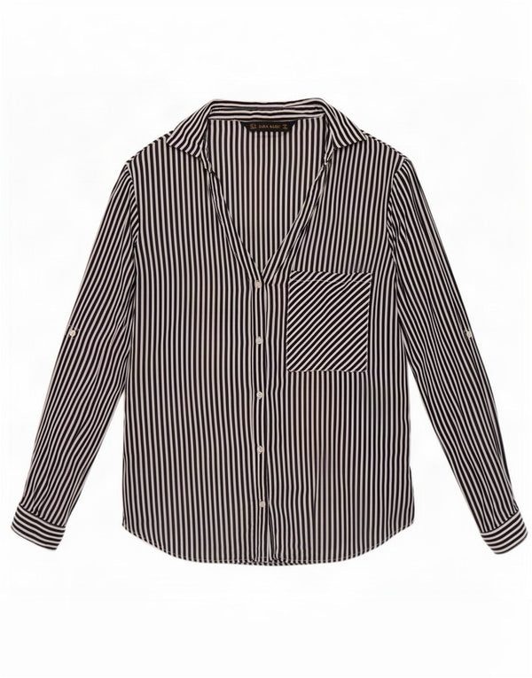 Zara ženska košulja UK 12 srednje crne pruge