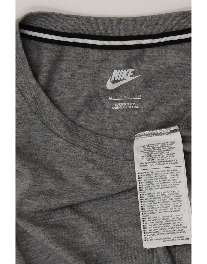 Nike ženska majica kratkih rukava UK 14 Medium Grey Flecked Modal