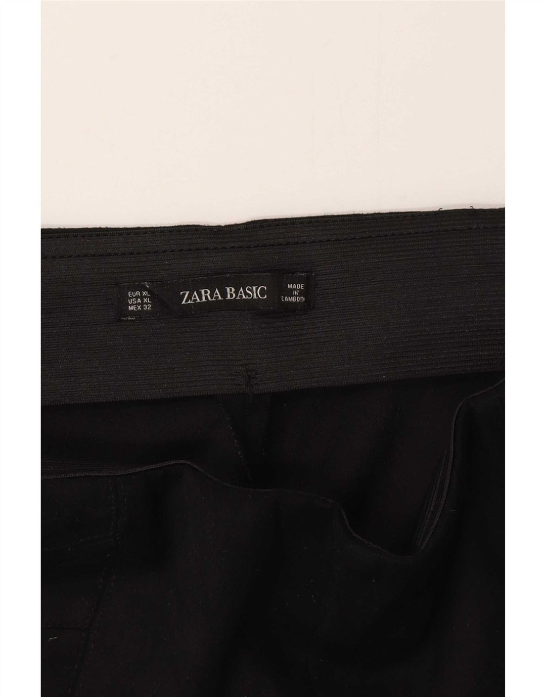Zara ženske uske hlače XL W36 L27 crne