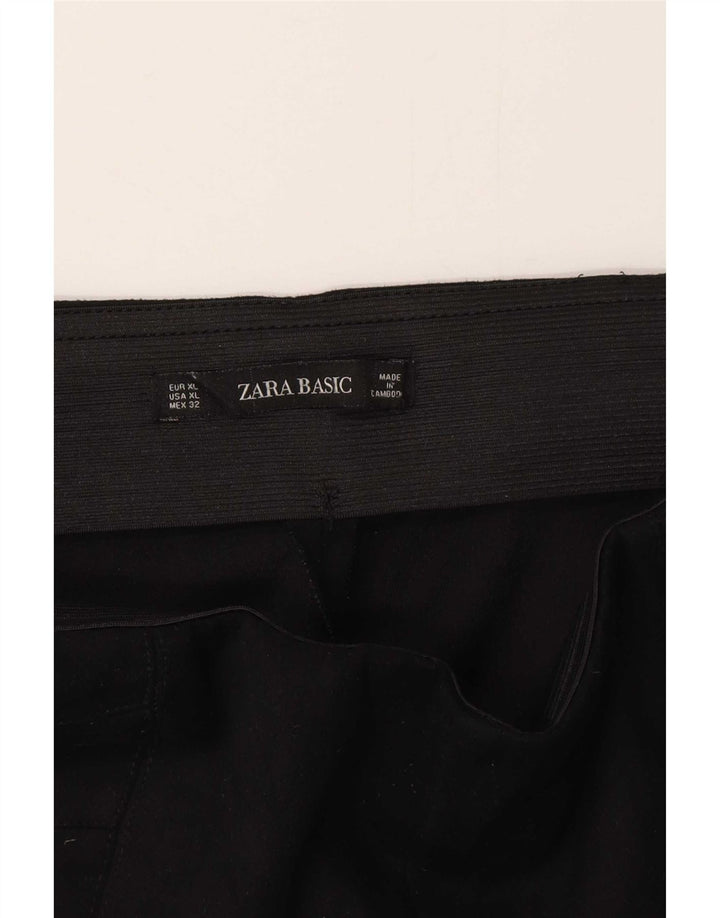 Zara ženske uske hlače XL W36 L27 crne