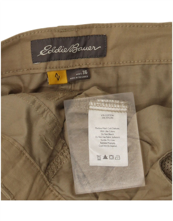 EDDIE BAUER Muške kratke hlače Cargo W36, veliki pamuk u bež boji