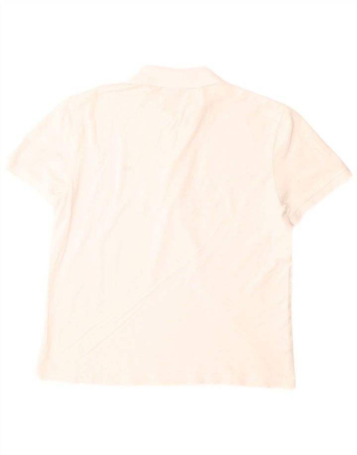 Lacoste muška uska polo majica Srednje bijeli pamuk