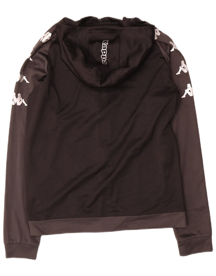 Kappa Mens Lewes Graphic Gornja jakna trenirke srednje crne boje