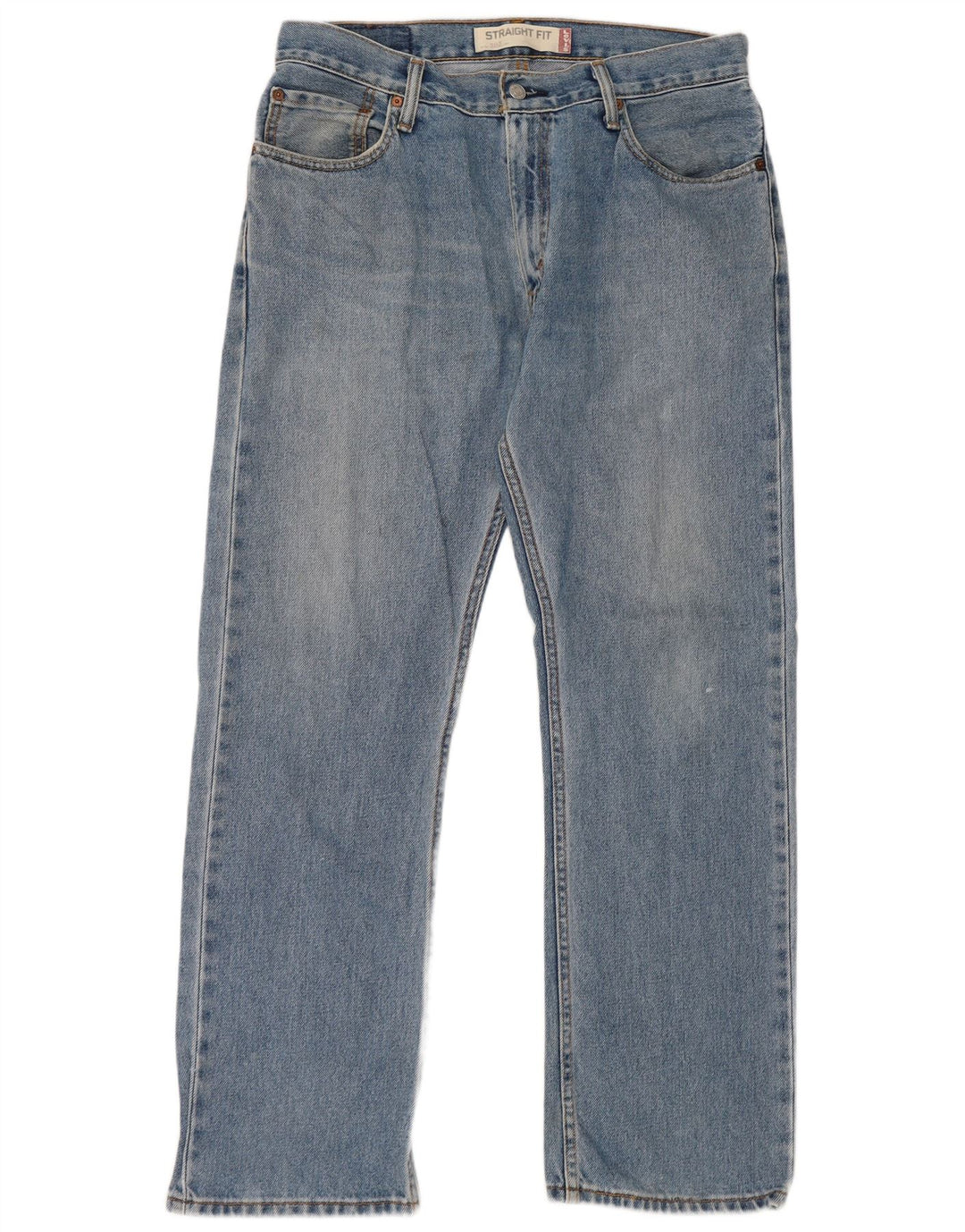 Levi's muške 505 ravne traperice W33 L30 plavi pamuk