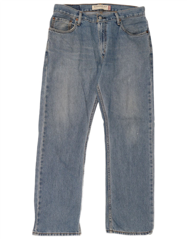 Levi's muške 505 ravne traperice W33 L30 plavi pamuk