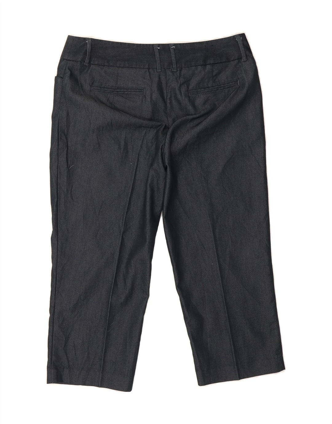 MOSSIMO Womens Straight Capri Trousers US 10 Large W32 L22 Navy Blue Vintage Mossimo and Second-Hand Mossimo from Messina Hembry 