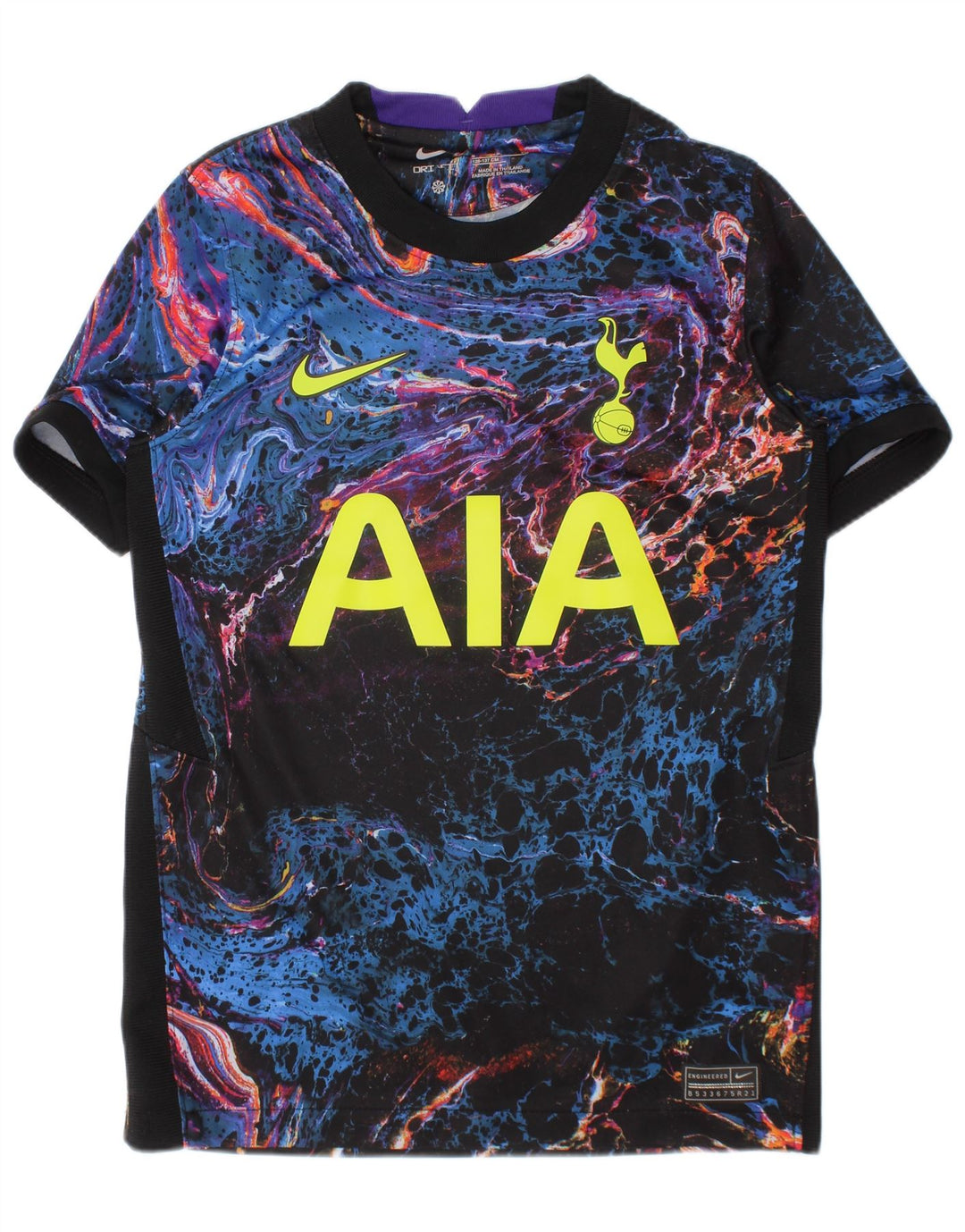 NIKE Boys Tottenham Hotspur majica kratkih rukava 8-9 godina mala crna