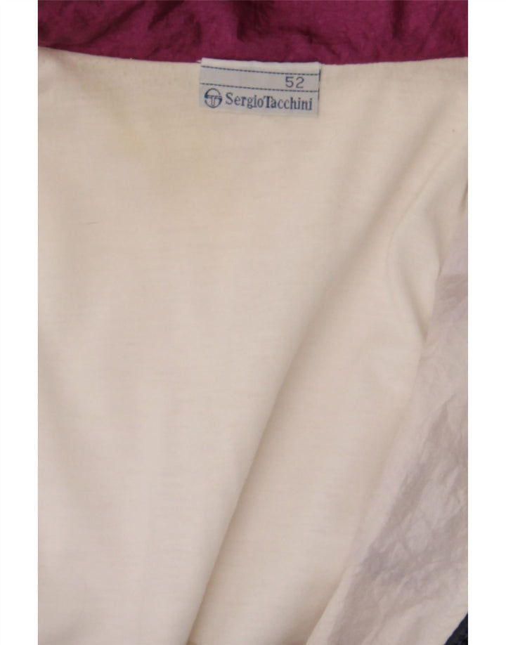 Sergio Tacchini muška gornja jakna za trenirku IT 52 Large Navy Blue Geometric