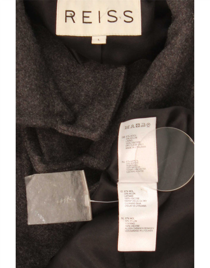 Reiss Muški kaput UK 40 Large Grey Wool