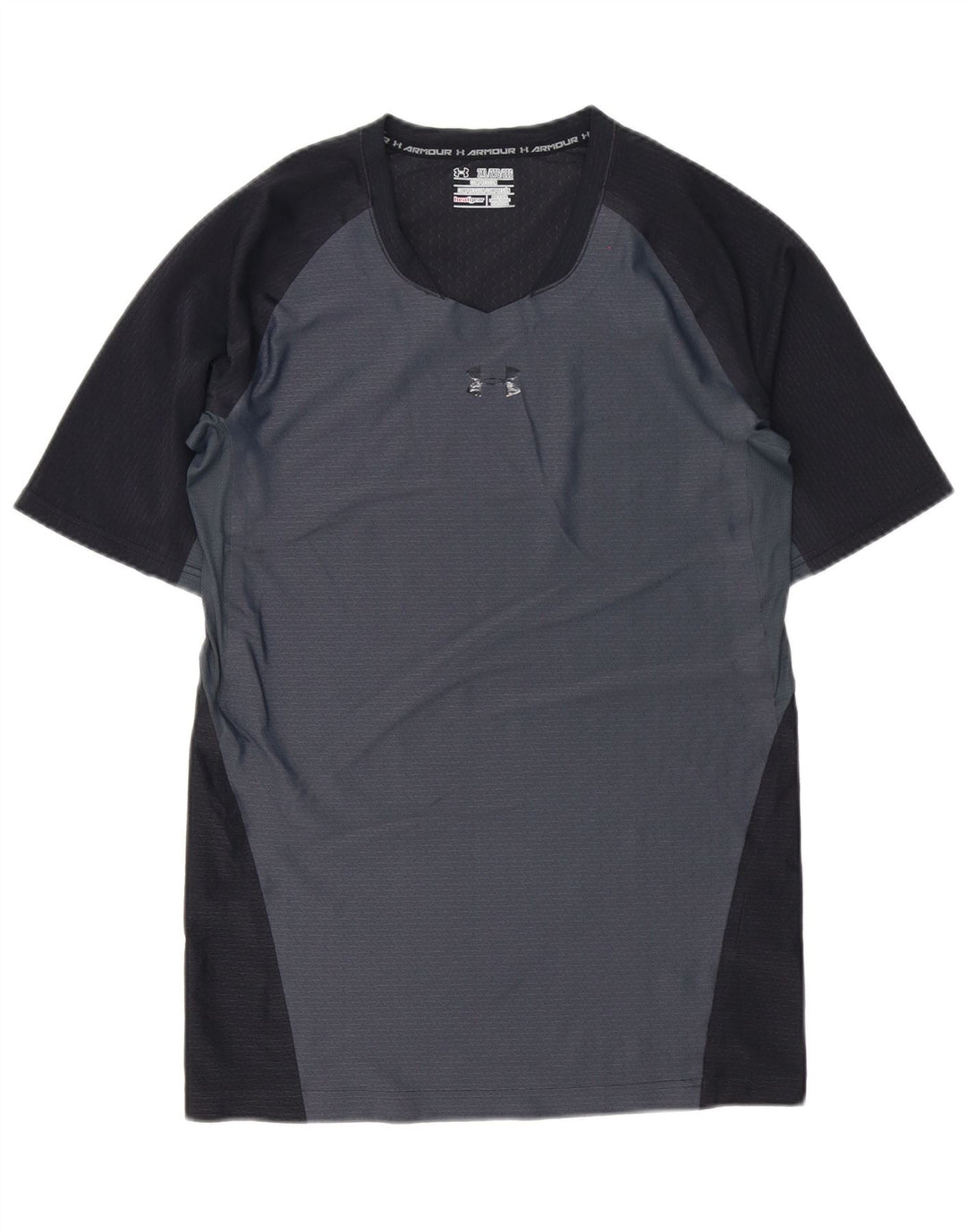 Under Armour muška kompresijska majica kratkih rukava 2XL sivi poliester u boji