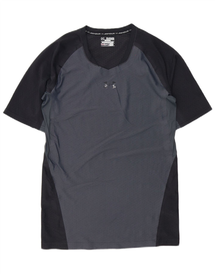 Under Armour muška kompresijska majica kratkih rukava 2XL sivi poliester u boji
