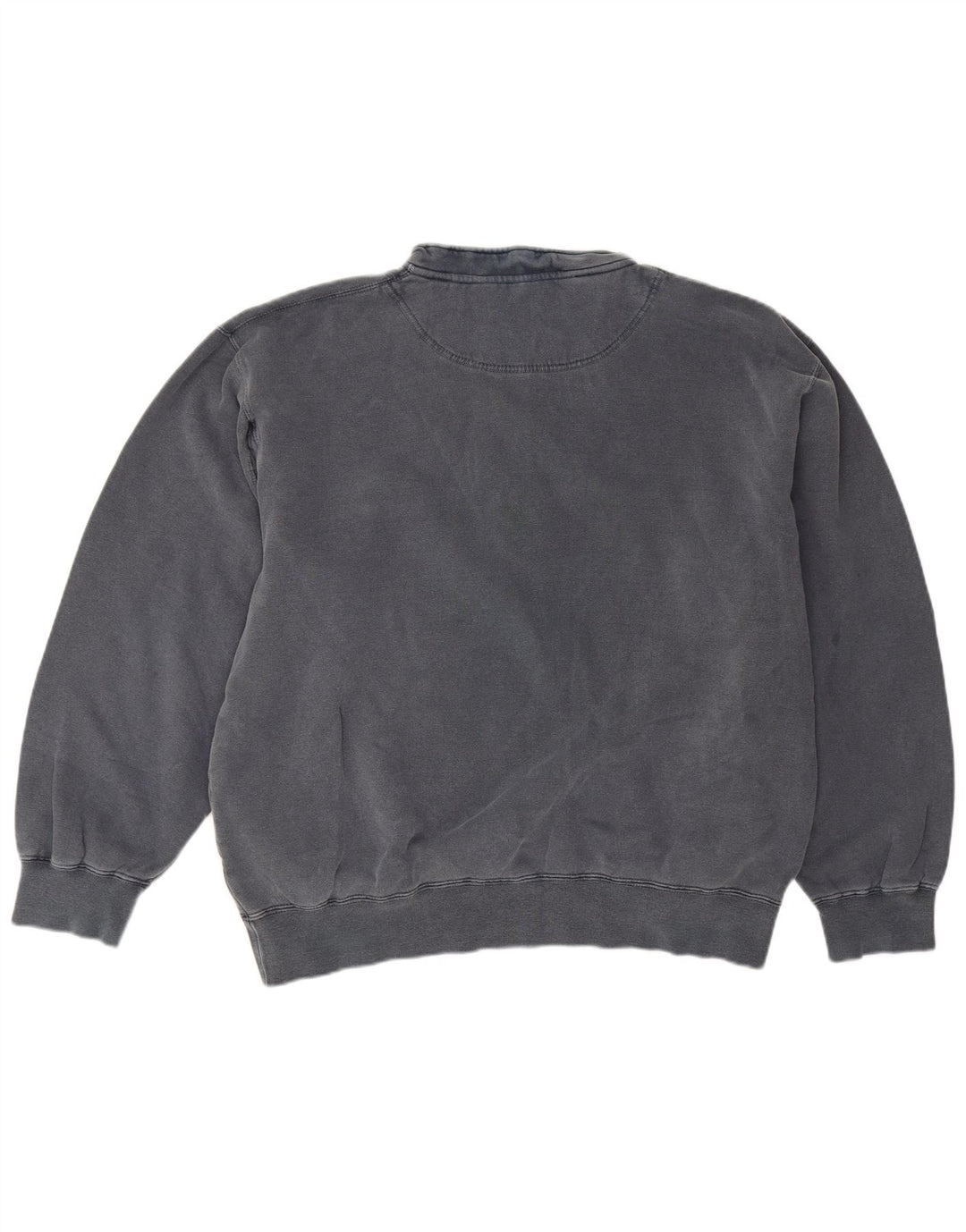 Veliki sivi pamučni džemper Orvis s izrezom na patentni zatvarač