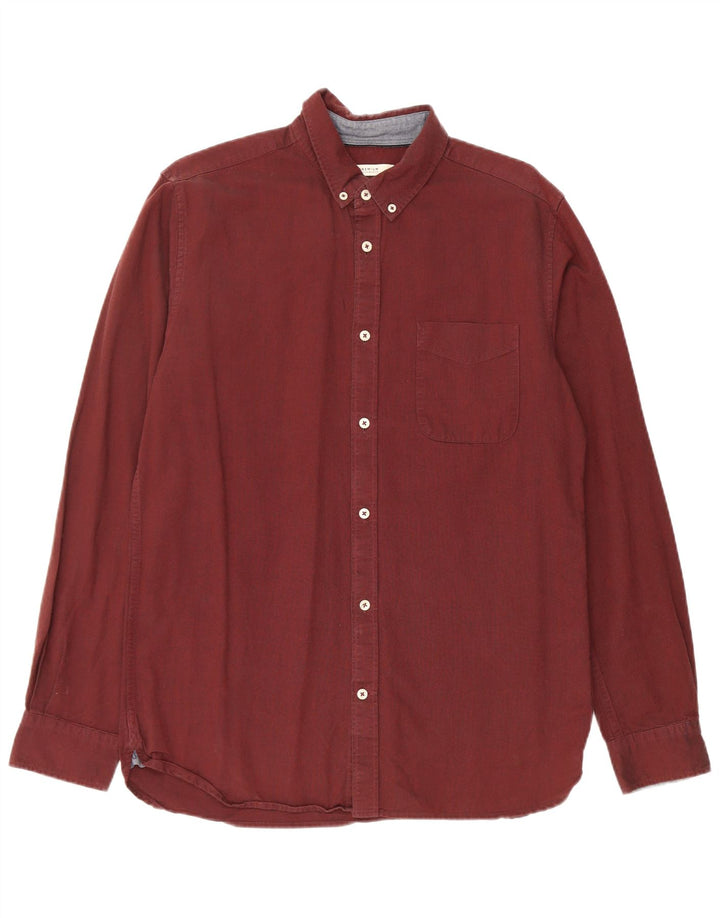 Jack & Jones muška košulja od velikog tamnocrvenog pamuka
