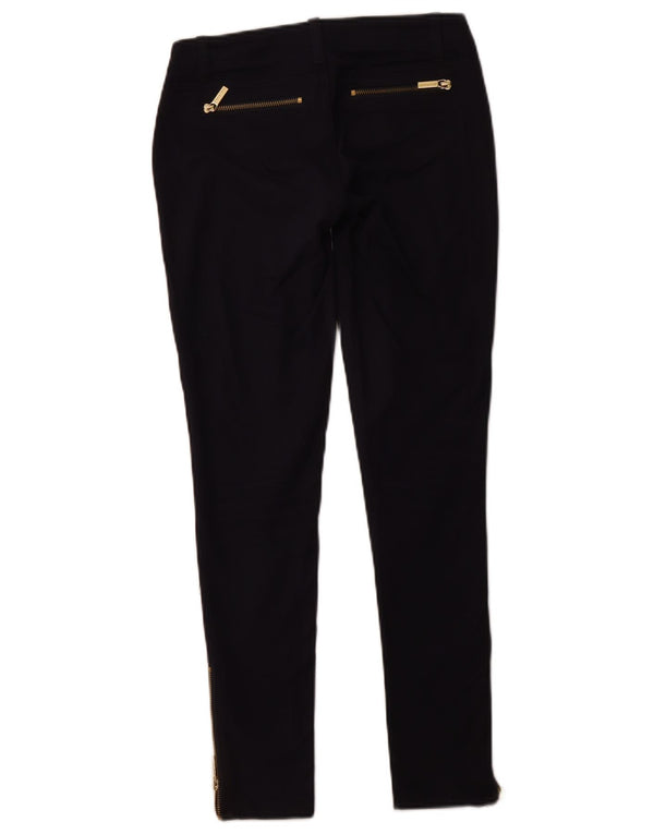 MICHAEL KORS Ženske uske ležerne hlače US 00 2XS W26 L28 tamnoplave