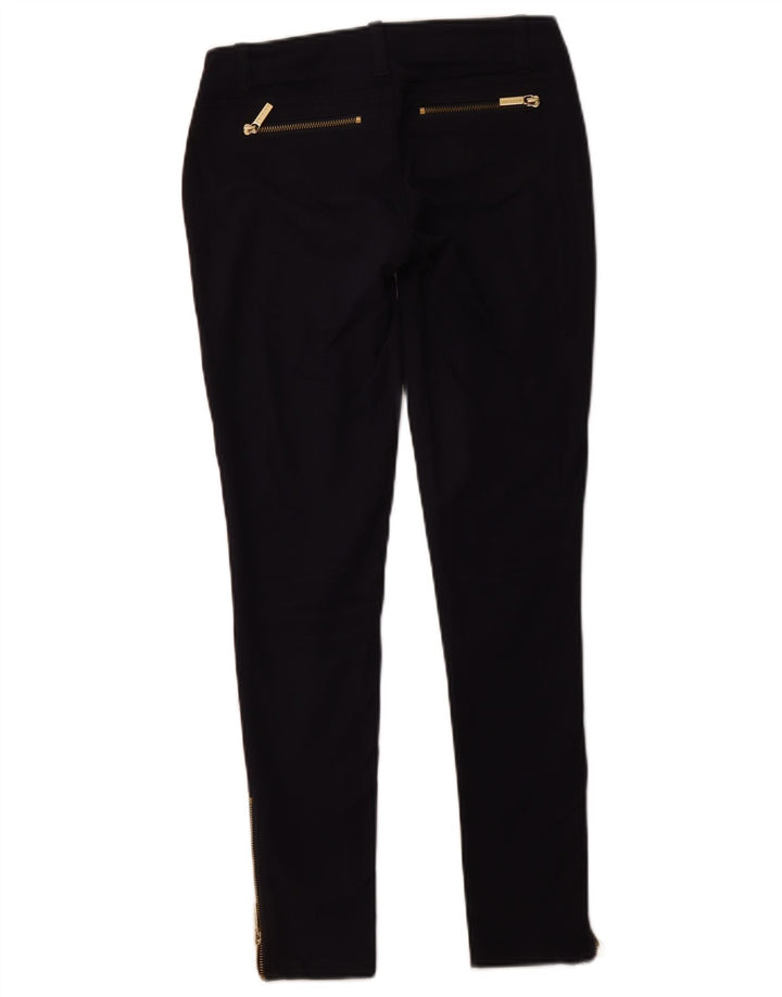 MICHAEL KORS Ženske uske ležerne hlače US 00 2XS W26 L28 tamnoplave