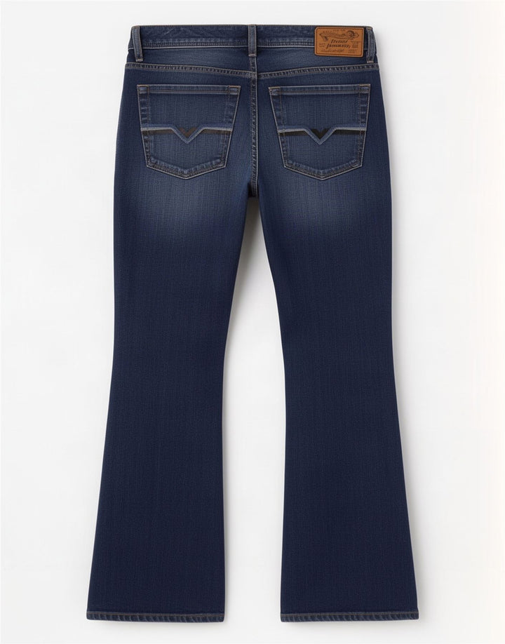 Diesel muške traperice Zatiny Bootcut W32 L30 plavi pamuk