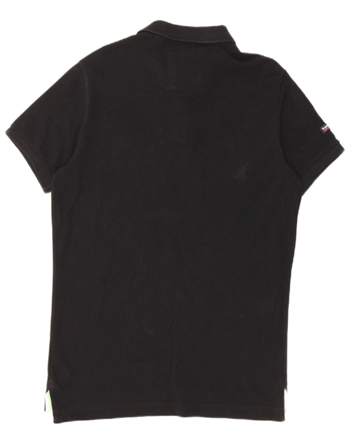 Superdry muška polo majica velika crna pamučna