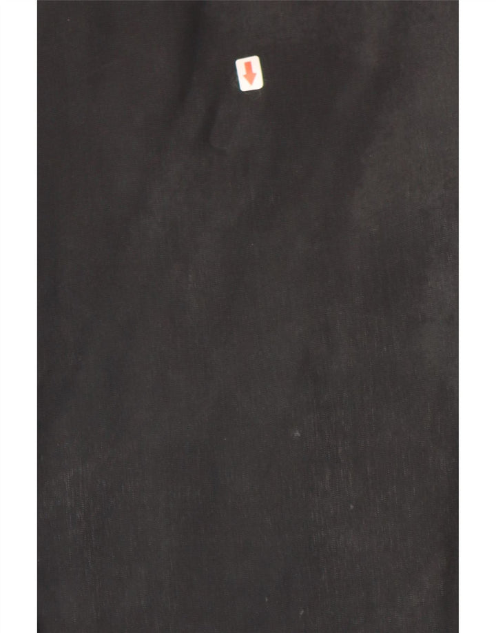 VINTAGE ženski prsluk UK 12 Srednji tamnoplavi cvjetni