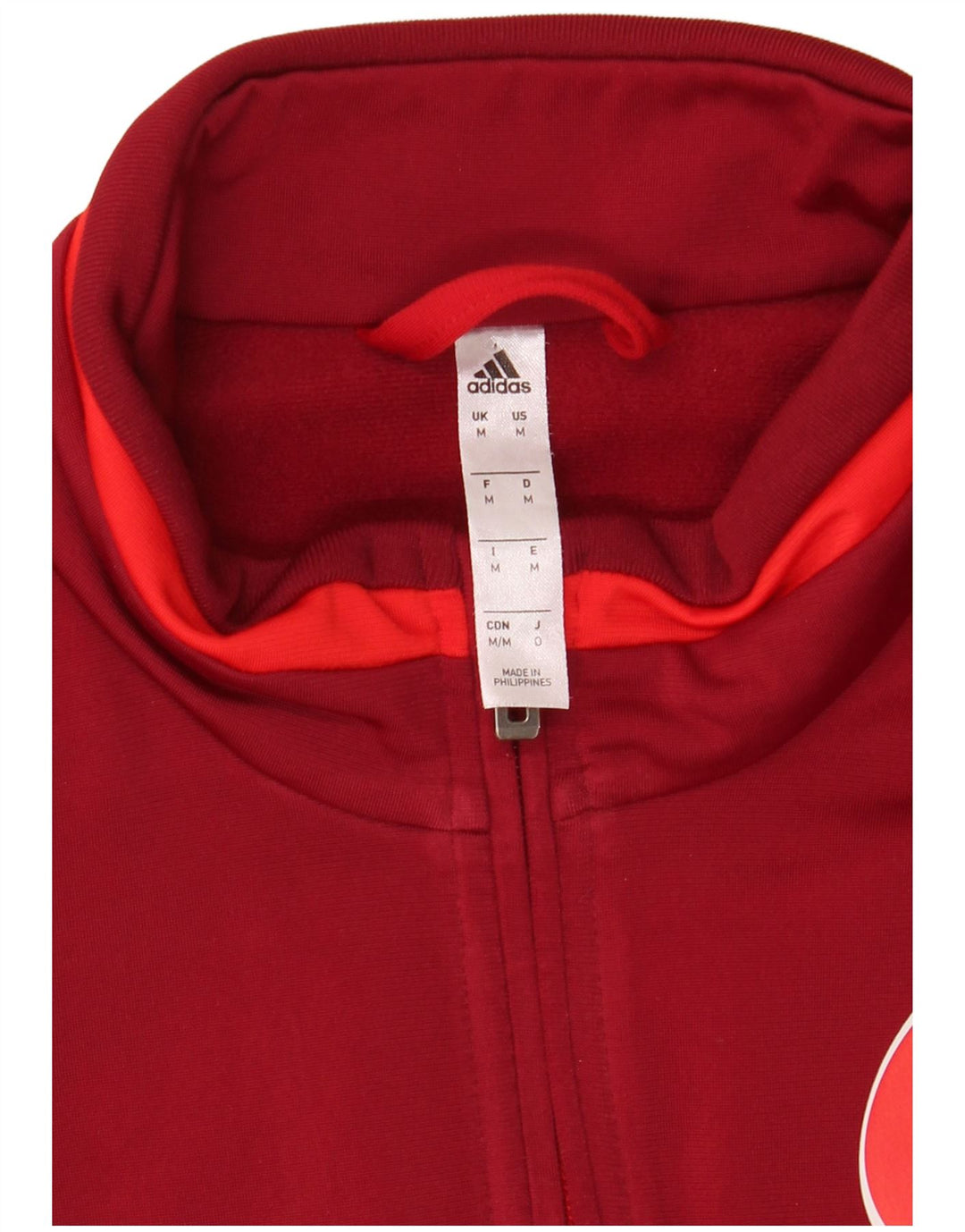 Adidas muška trenirka FSV Trier-Tarforst grafička gornja jakna srednje crvene boje