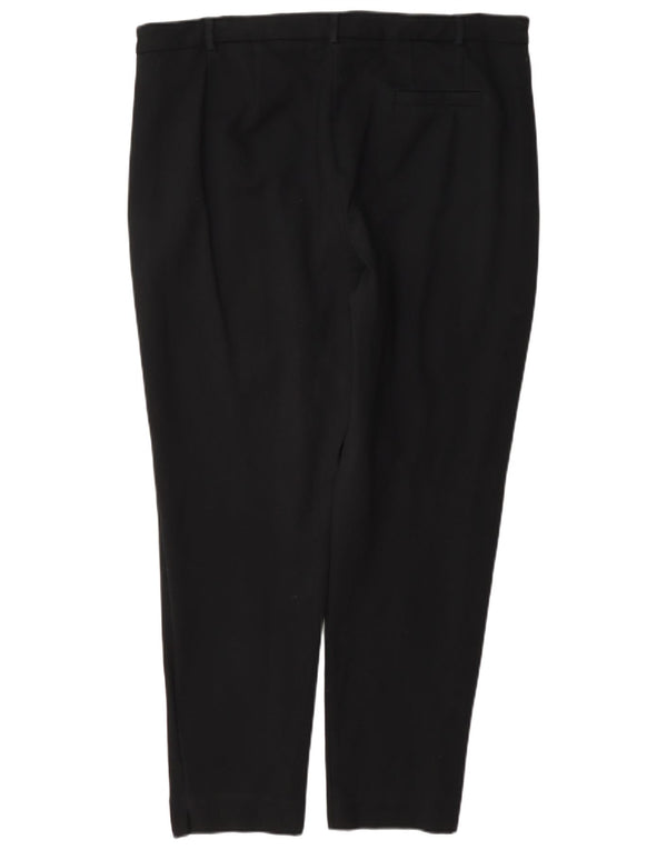 Marks & Spencer ženske The Mia Slim ležerne hlače UK 18 XL W38 L28 Crne