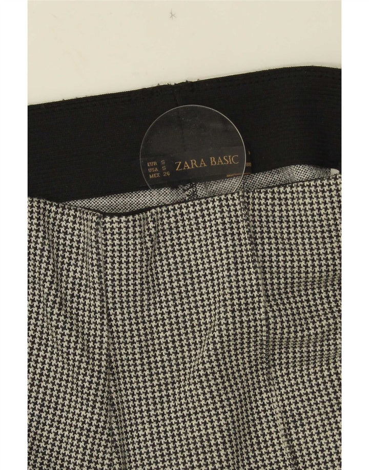 Zara ženske ležerne hlače sa stremenom, male W26 L26, sive ptičje zube