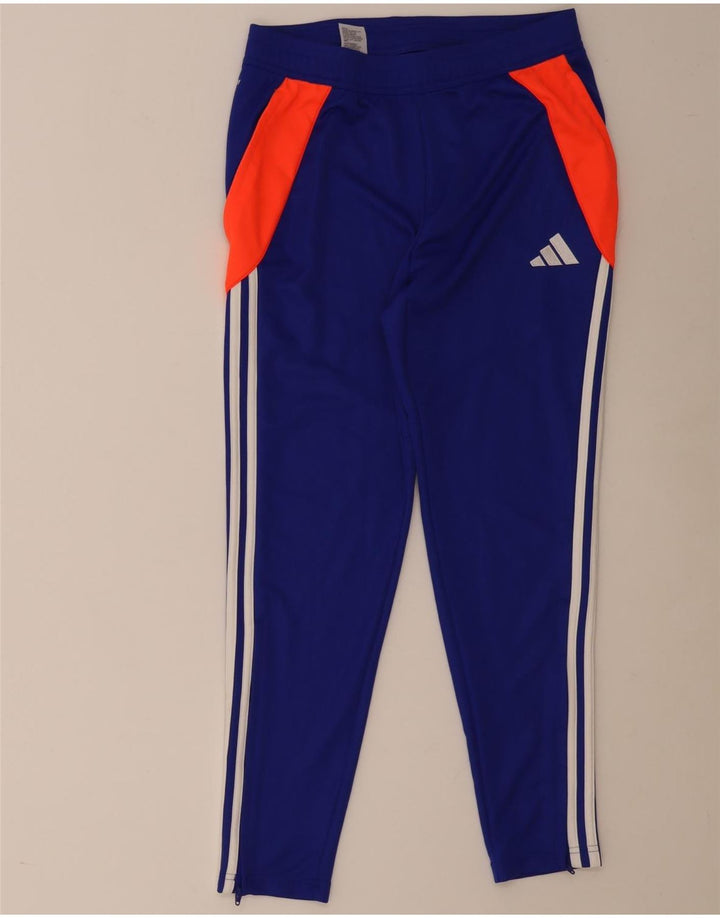 Adidas muške Aeroready hlače za trenirku od srednje plavog poliestera