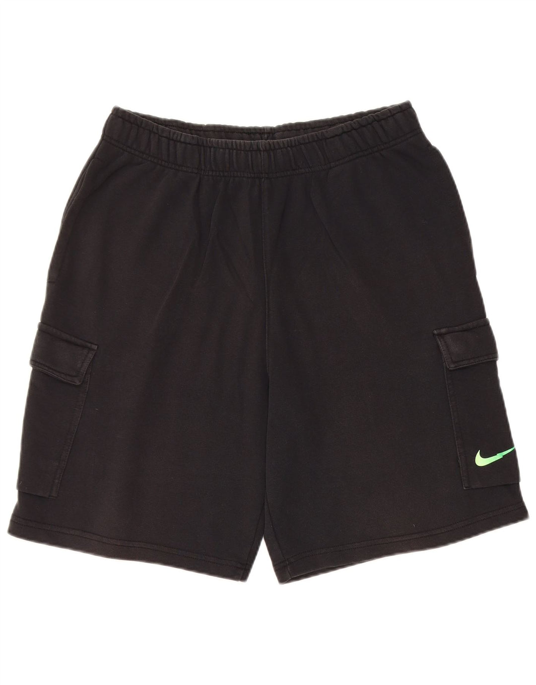 Nike muške standardne sportske kratke hlače srednje crne boje pamuka