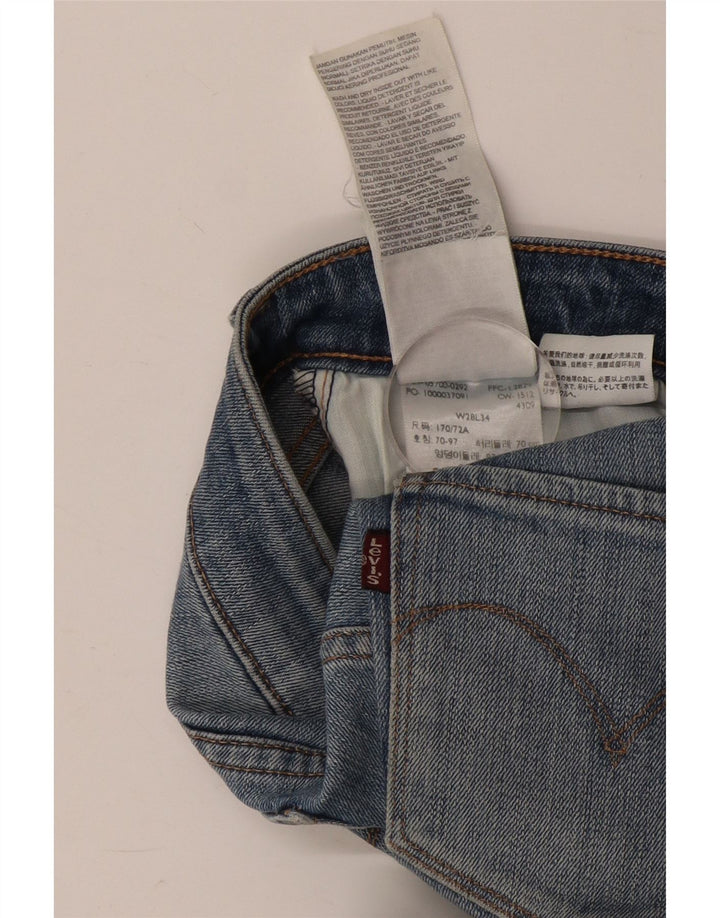 Levi's ženske ravne traperice W28 L34 plavi pamuk