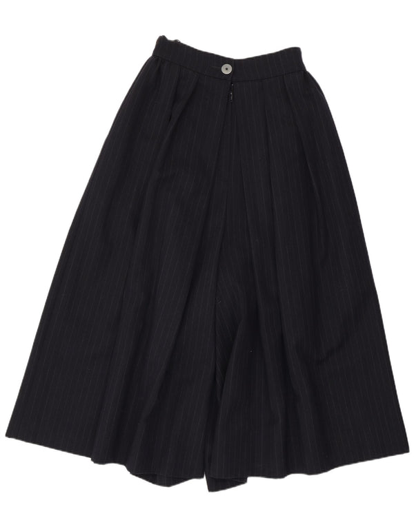 JOHN ROCHA Ženske široke ležerne hlače UK 10 male W25 tamnoplave